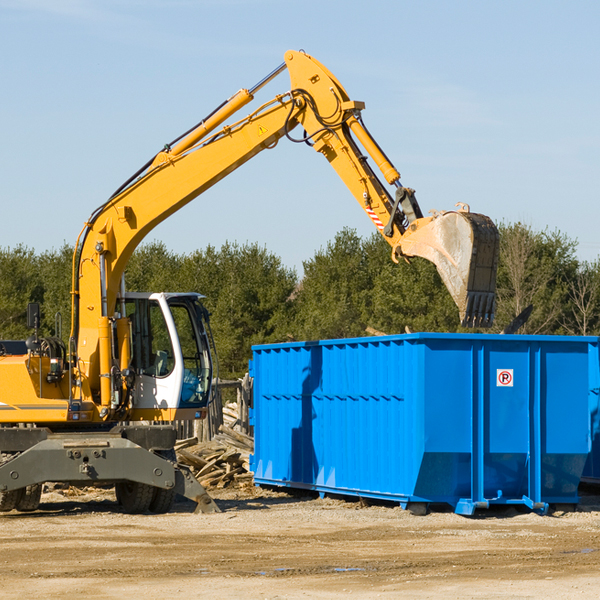 what size residential dumpster rentals are available in Edwards MI